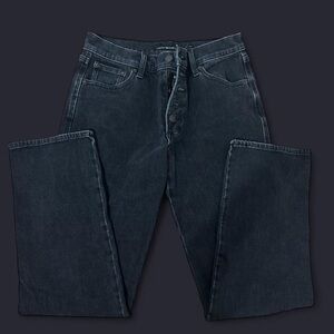 Lucky Brand Chrome Black Straight Leg Jeans